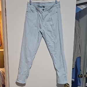 GAP Light Blue Slim Jeans Girlfriend Coupe Style Sz 10 Cotton Denim